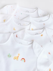 Weiß - Baby Kurzärmelige Bodys - Bild 4 von 7