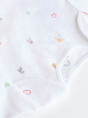 Weiß - Baby Kurzärmelige Bodys - Bild 5 von 7