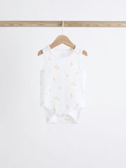 Blanc - Combinaisons pour bébés avec gilet 5 Pack - Image 3 de 12