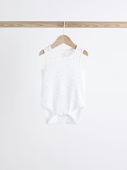 Blanc - Combinaisons pour bébés avec gilet 5 Pack - Image 6 de 12