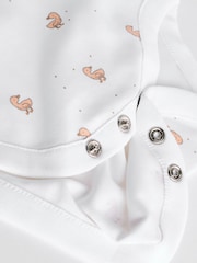 White Delicate Animal Baby Vest Bodysuits 5 Pack - Image 12 of 12