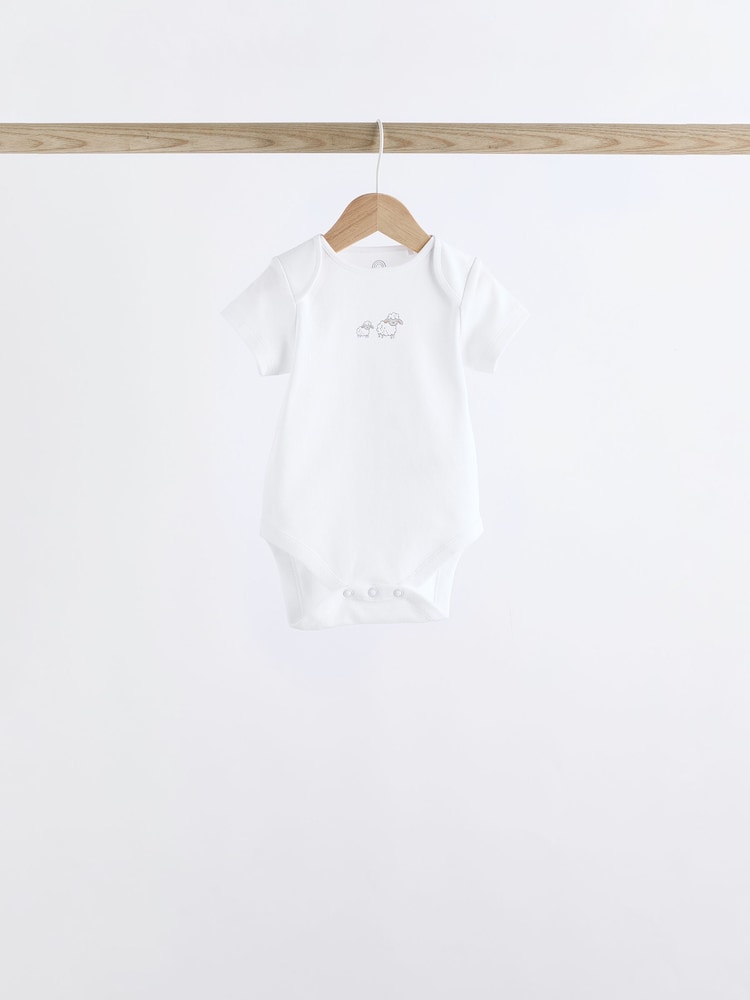 Blanc - Combinaisons bébé à manches courtes - Image 6 of 14