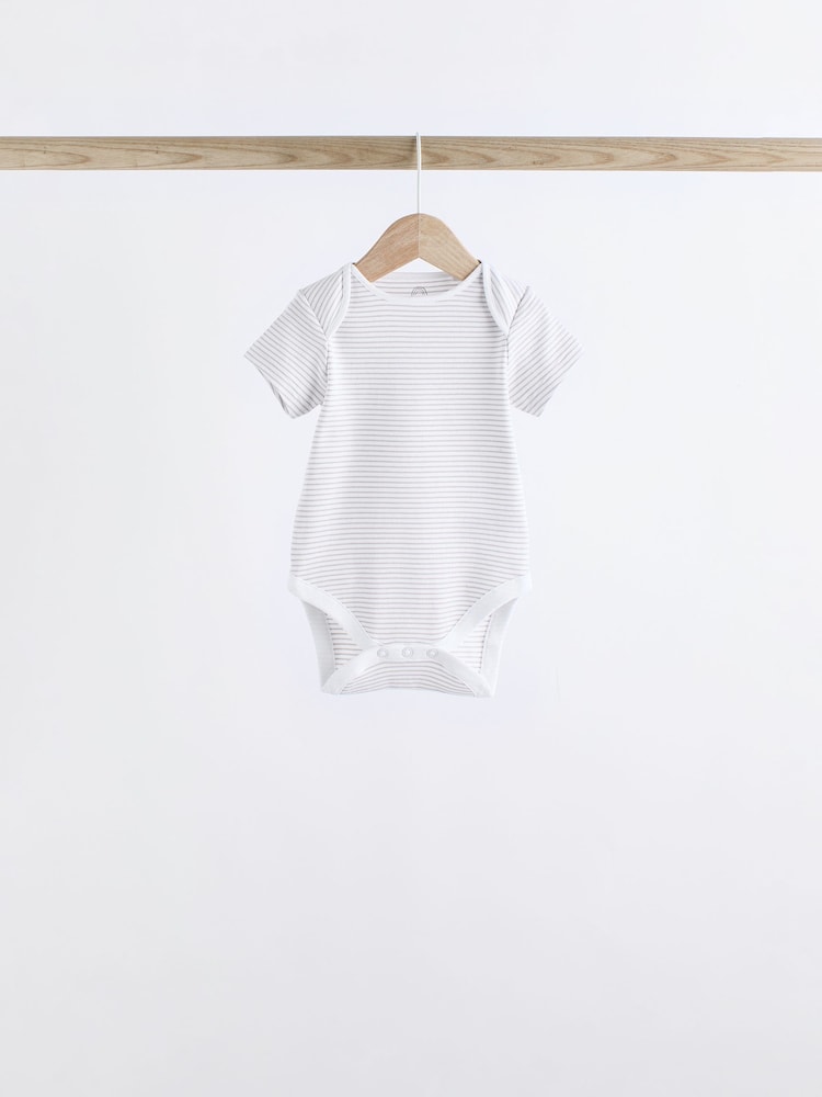 Blanc - Combinaisons bébé à manches courtes - Image 8 of 14