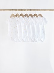 Weiß - Baby Kurzärmelige Bodys - Bild 1 von 7