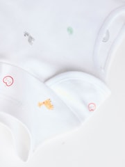 Weiß - Baby Kurzärmelige Bodys - Bild 5 von 7