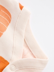 Pumpkin 100% Cotton Halloween Baby Bodysuit and Hat Set - Image 5 of 7