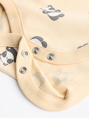 Orange/White Baby Long Sleeve Character Bodysuits 3 Pack - Image 7 of 7