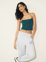 Teal Blue Thin Strap Slinky Cami Vest - Image 1 of 5