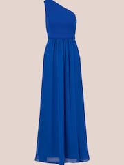 Adrianna Papell One Shoulder Chiffon Gown - Image 6 of 7