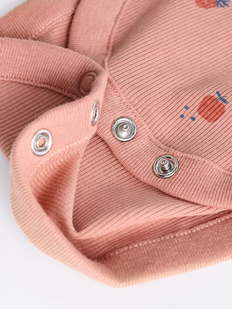 Multi 100% Cotton Baby Bodysuits 5 Pack - Image 13 of 13