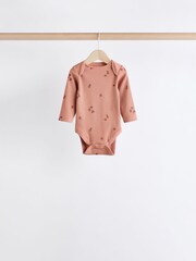 Multi 100% Cotton Baby Bodysuits 5 Pack - Image 3 of 13