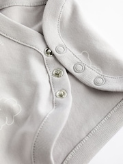 Grau/weiß - Baby-Bodys mit Bärenmotiven im 5er-Pack - Bild 11 von 13