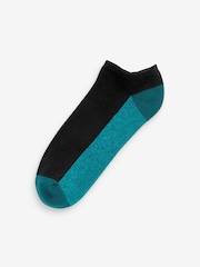 Black Bright 5 Pack Cushioned Trainers Socks - Image 3 of 7