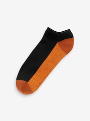 Black Bright 5 Pack Cushioned Trainers Socks - Image 6 of 7
