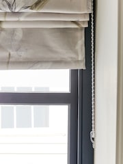 Natural Ready Made Blackout Roman Blind Lily Floral - Image 7 of 7