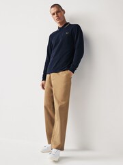 Fred Perry Mens Twin Tipped Polo Shirt - Image 3 of 7