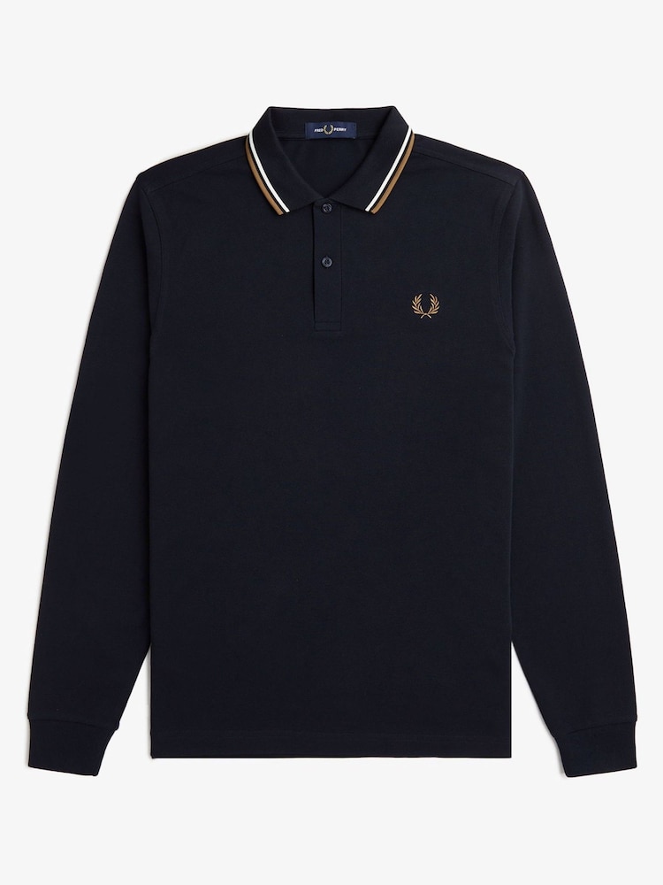Fred Perry Mens Twin Tipped Polo Shirt - Image 5 of 7