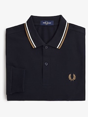 Fred Perry Mens Twin Tipped Polo Shirt - Image 7 of 7