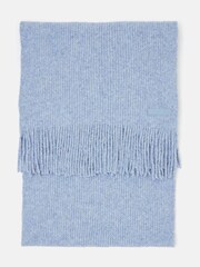 Joules Caversham Blue Knitted Scarf - Image 5 of 6
