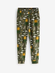 Never Fully Dressed Khaki Green Running Wild 100% Cotton Pyjamas Set - Image 5 of 9