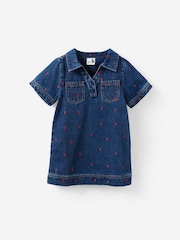 Cotton On Blue Denim Polo Dress - Image 1 of 3