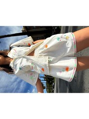 Never Fully Dressed White 100% Cotton Shirt Pyjama Set - Image 1 of 13