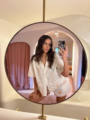 Never Fully Dressed White 100% Cotton Shirt Pyjama Set - Image 5 of 13