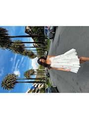 Never Fully Dressed White Printed 100% Cotton Slip - Image 1 of 6