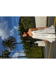 Never Fully Dressed White Printed 100% Cotton Slip - Image 3 of 6