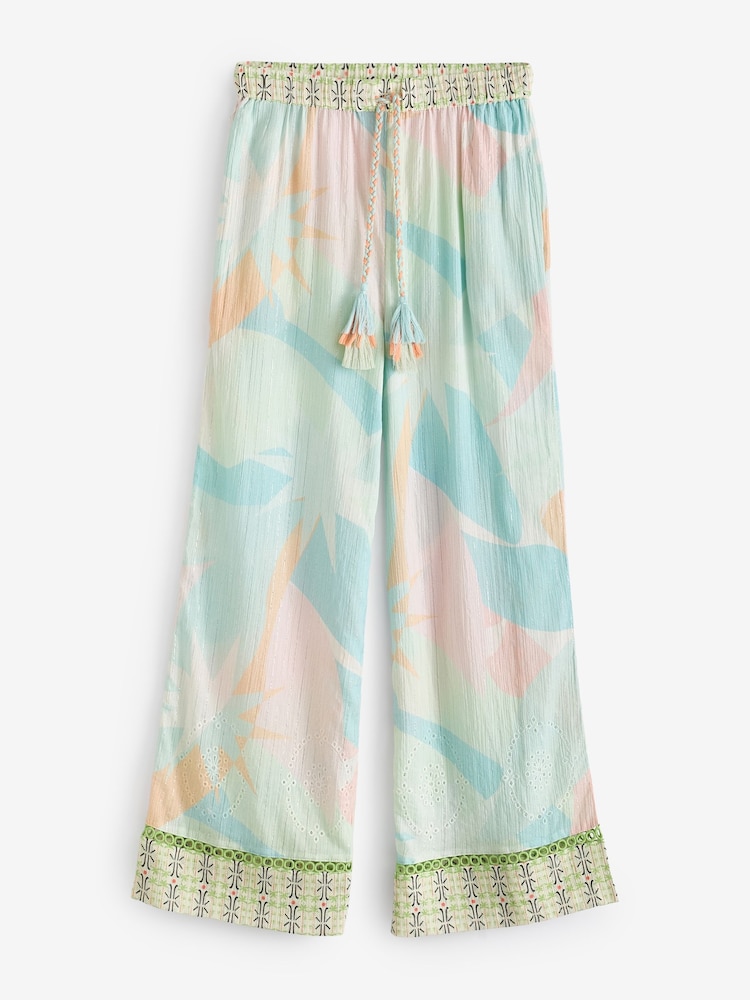 Never Fully Dressed Blue Cotton Cami Pyjamas Set - Image 8 of 8 Never Fully Dressed Blue Cotton Cami Pyjamas Set - Image 8 of 8