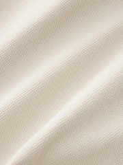 Ecru Straight Fit Textured Smart Chinos with Stretch - Image 9 of 9