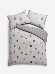 Brushed 100% Cotton Christmas Duvet Cover and PIllowcase Set - Изображение 5 из 6