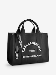 Karl Lagerfeld RSG Square Medium Black Tote Bag - Image 1 of 3