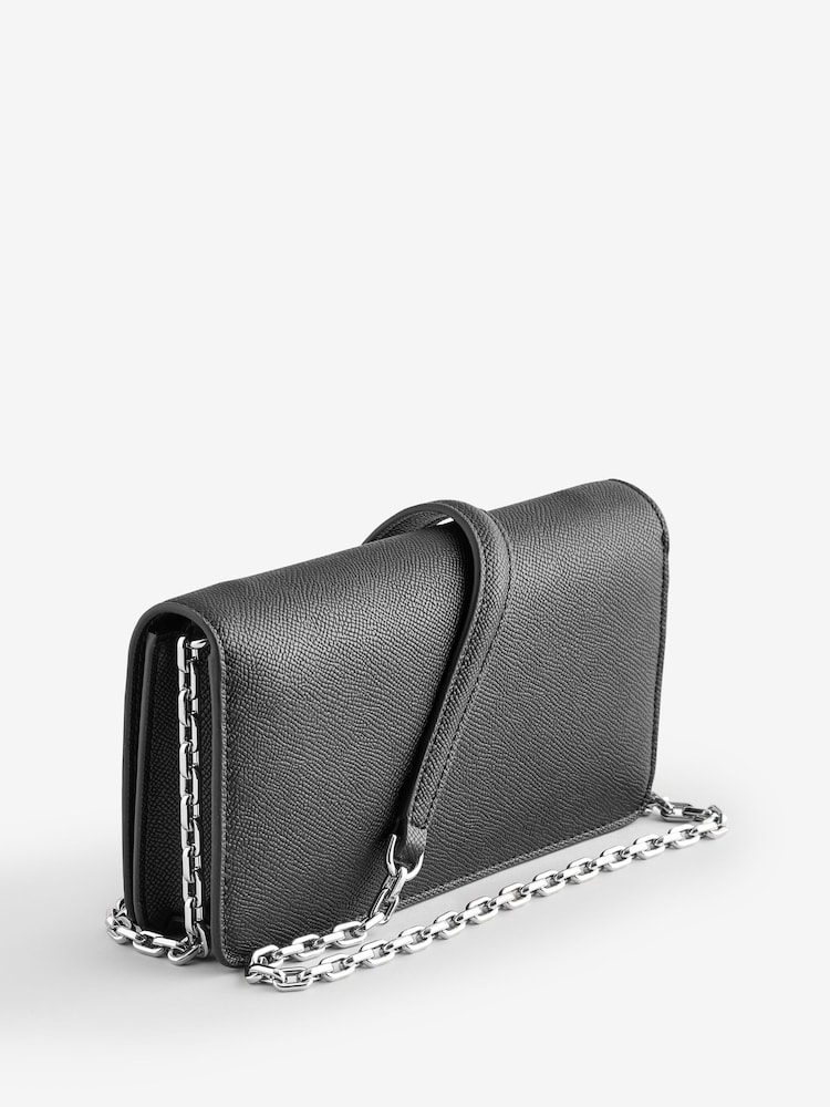 Karl Lagerfeld RSG Metal Chain Flap Cross-Body Bag - Image 2 of 4 Karl Lagerfeld RSG Metal Chain Flap Cross-Body Bag - Image 2 of 4