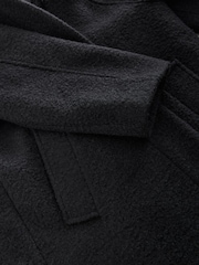 Black Relaxed Fit Overcoat (3-16yrs) - Image 10 of 10