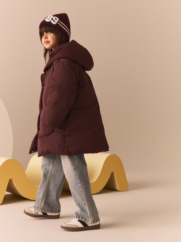 Čokoladno rjava - odporen na dež No Quilt Wadded Coat (3-16let) - Slika 2 iz 11 Čokoladno rjava - odporen na dež No Quilt Wadded Coat (3-16let) - Slika 2 iz 11