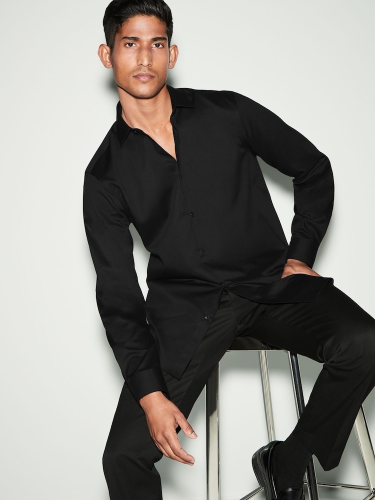 Black Regular Fit - Image 1 of 7 Black Regular Fit - Image 1 of 7