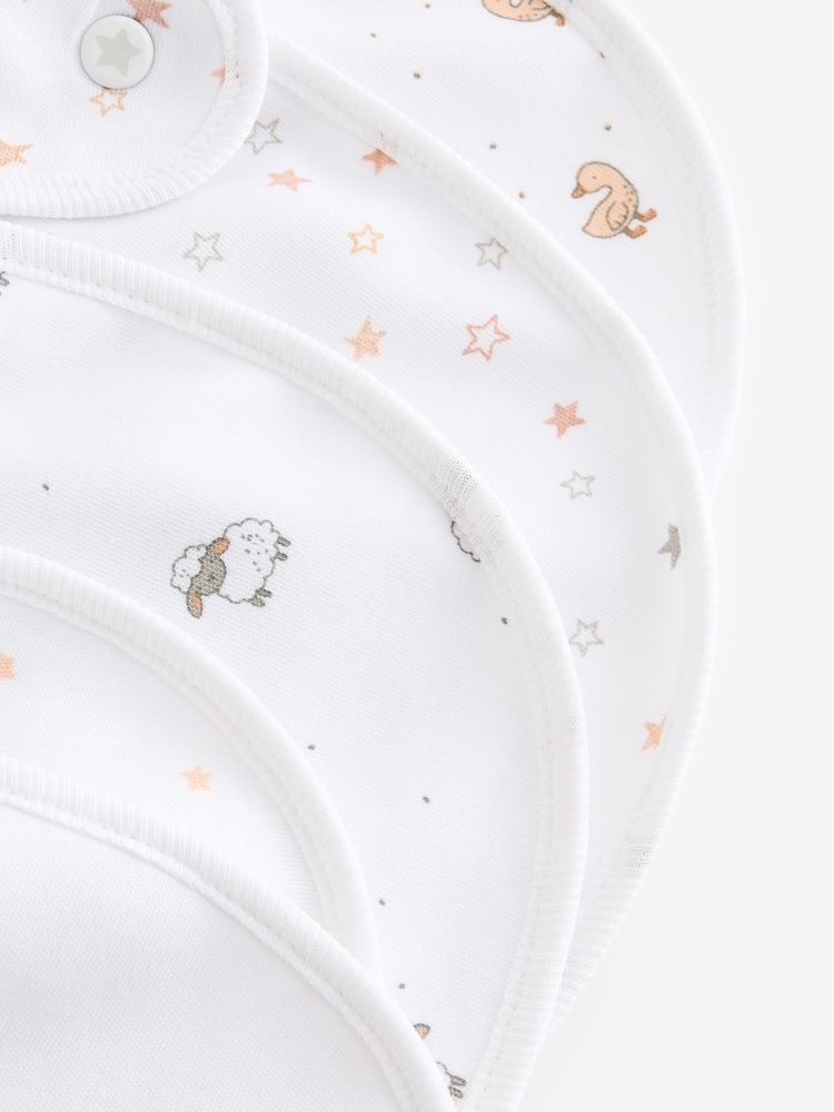 Білі тварини - 100% Cotton BIBS 5 Pack - Image 8 of 8