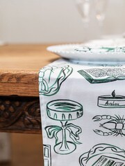 Avalon Home Green Just A Girl Table Runner - Image 4 of 6