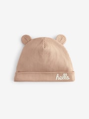 Neutral Milk Club Beanie Jersey Baby Hats 3 Pack (0-12mths) - Image 3 of 5