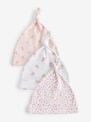 Pink - Baby-Oberteil mit Krawatte aus 100 % Baumwolle im 3er-Pack (0–12 Monate) - Bild 1 von 5