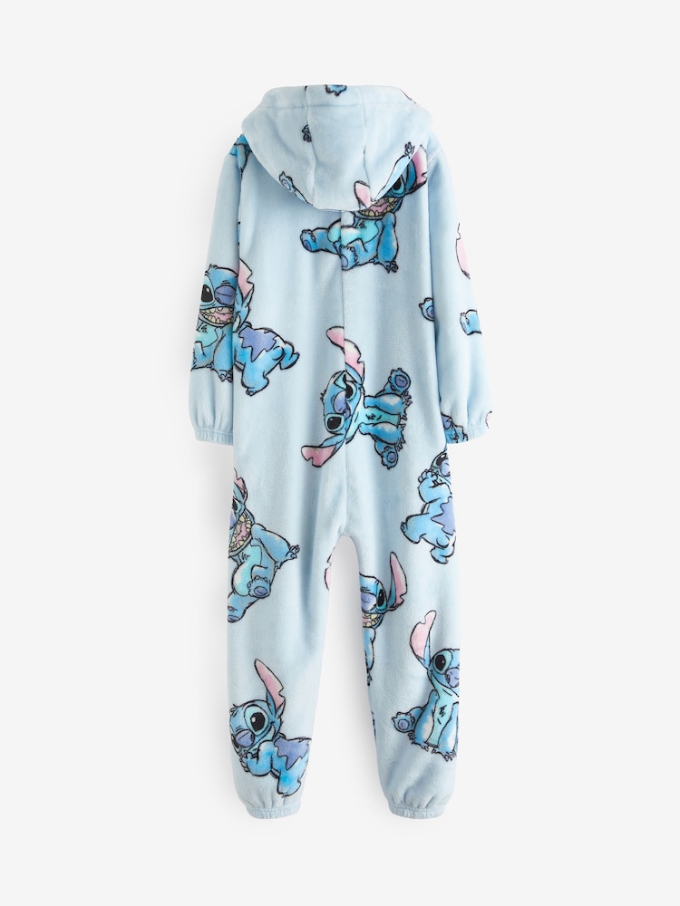 Albastru - Lilo & Stitch Licență Fleece All-In-One (3-16ani) - Image 6 of 7