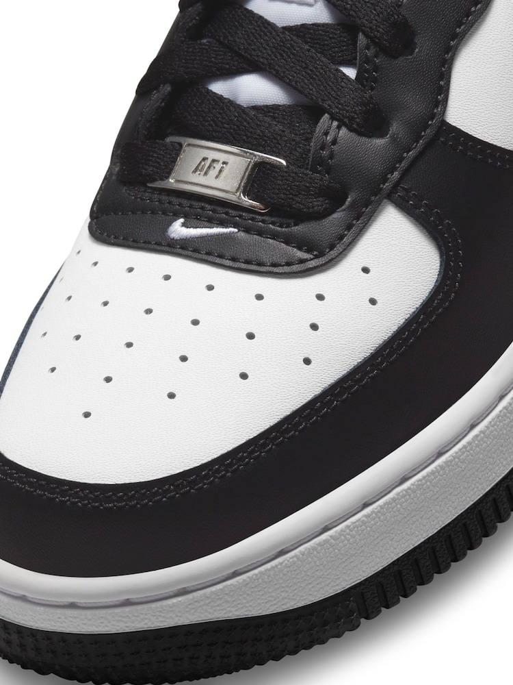 Nike Black/Grey Air Force 1 LV8 2 Youth Trainers - Image 10 of 10