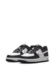 Nike Black/Grey Air Force 1 LV8 2 Youth Trainers - Image 5 of 10