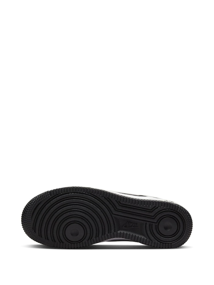 Nike Black/Grey Air Force 1 LV8 2 Youth Trainers - Image 8 of 10