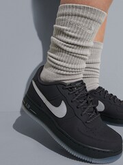 Noir/Gris - Baskets Nike Air Force 1 enfant - Image 2 de 9
