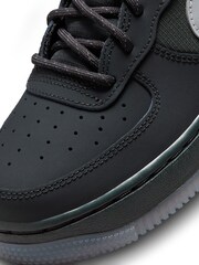 Noir/Gris - Baskets Nike Air Force 1 enfant - Image 8 de 9
