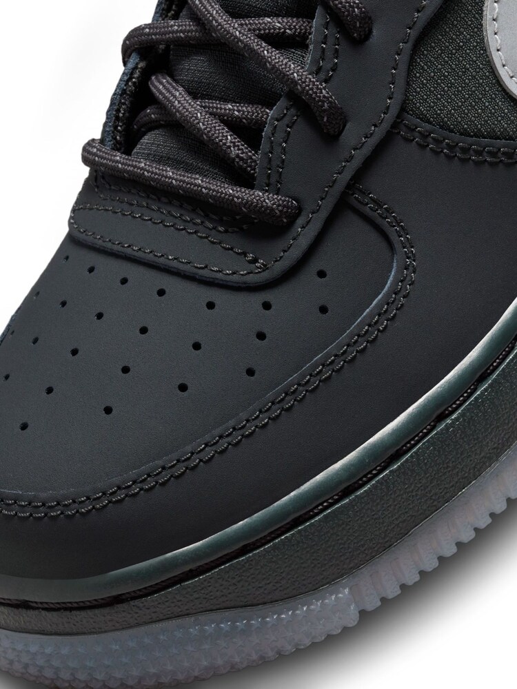 Noir/Gris - Baskets Nike Air Force 1 enfant - Image 8 of 9