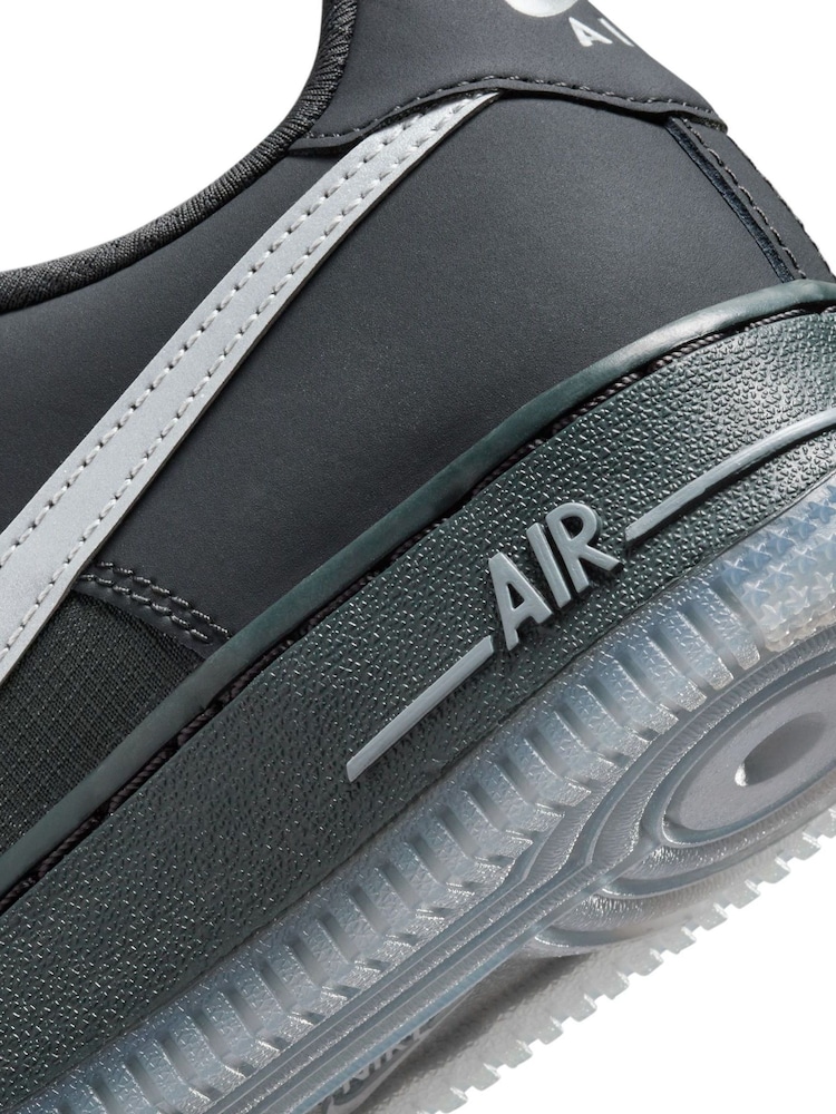 Noir/Gris - Baskets Nike Air Force 1 enfant - Image 9 de 9