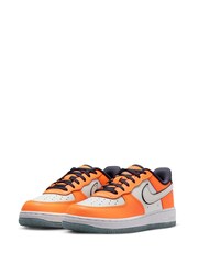 Nike Orange Force 1 Low Junior Trainers - Image 5 of 11